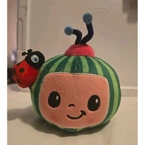 Cocomelon Watermelon with Ladybug 6" Stuffed Plush Toy